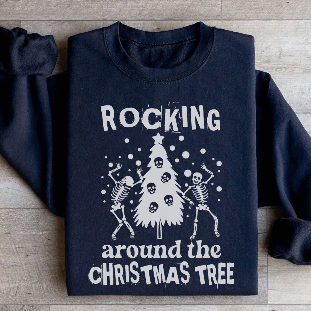 Rocking Around The Christmas Tree Sweatshirt - WonderingCloth