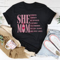 She Is Mom Tee - WonderingCloth