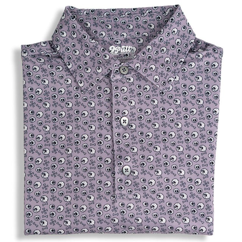 Skull and Bones Men's Polo - WonderingCloth