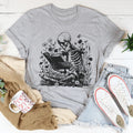 Skull With Books Tee - WonderingCloth