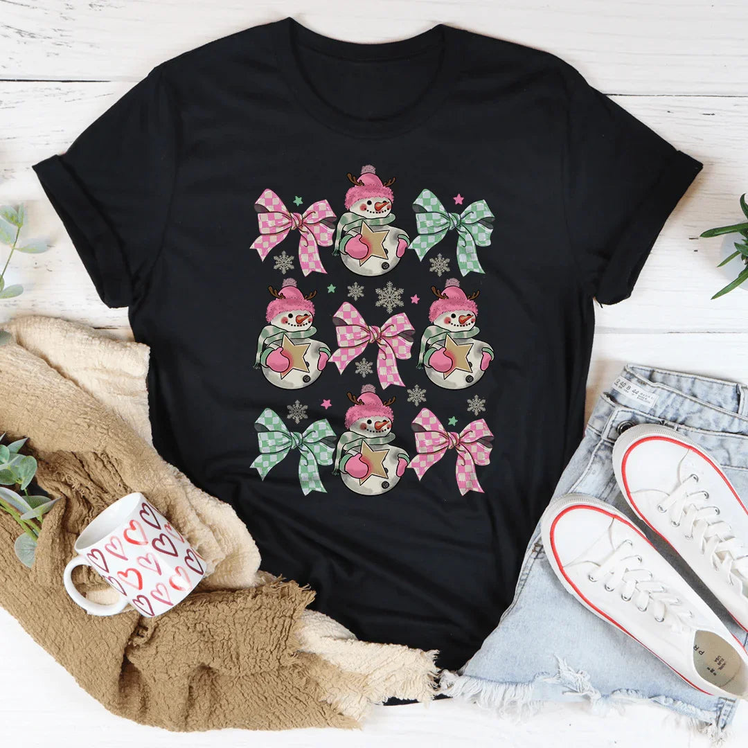 Snowman Coquette Tee - WonderingCloth