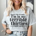 Sorry I'm Cranky Tee - WonderingCloth