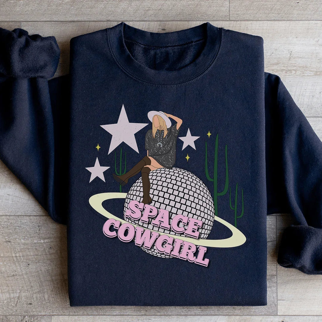 Space Cowgirl Sweatshirt - WonderingCloth