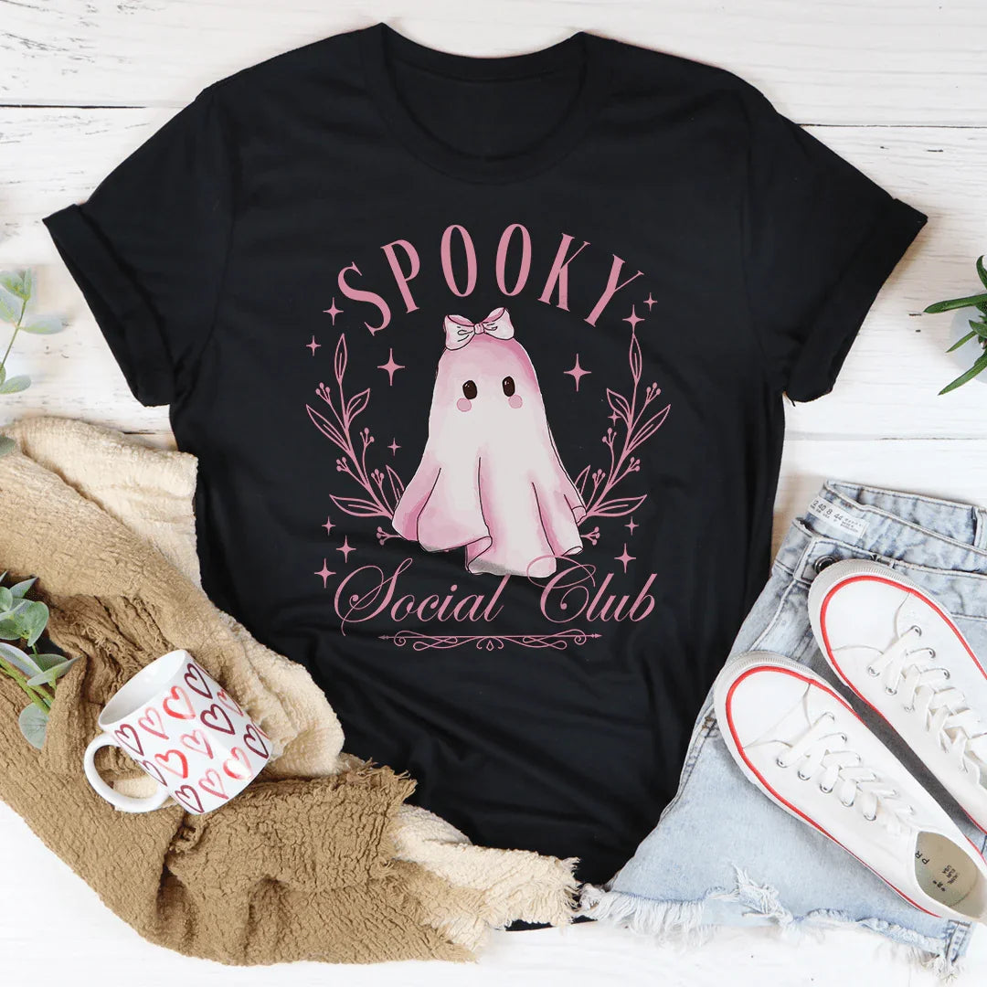 Spooky Social Club Tee - WonderingCloth