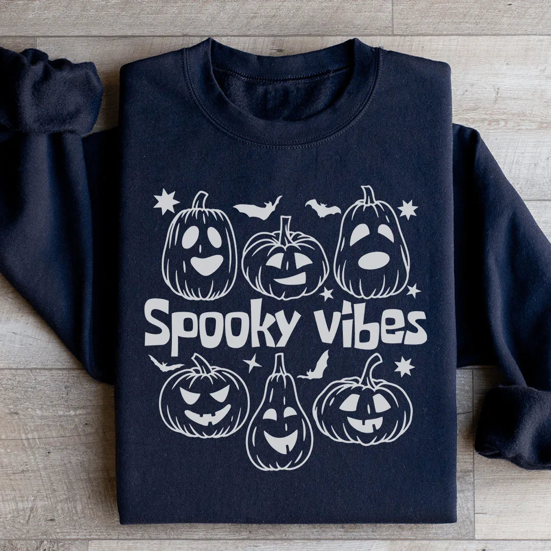Spooky Vibes Pumpkins Sweatshirt - WonderingCloth