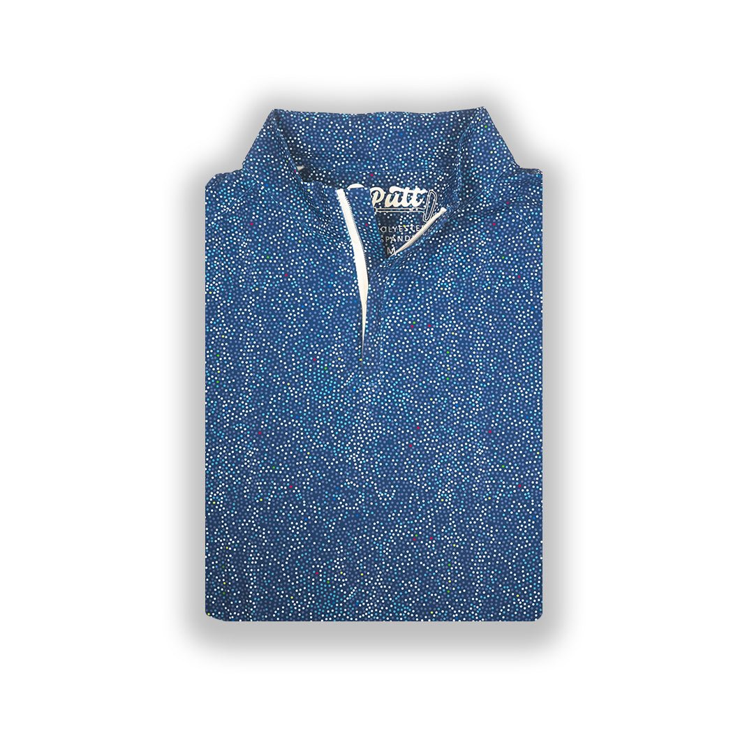 Starry Night Men's Q-Zip - WonderingCloth