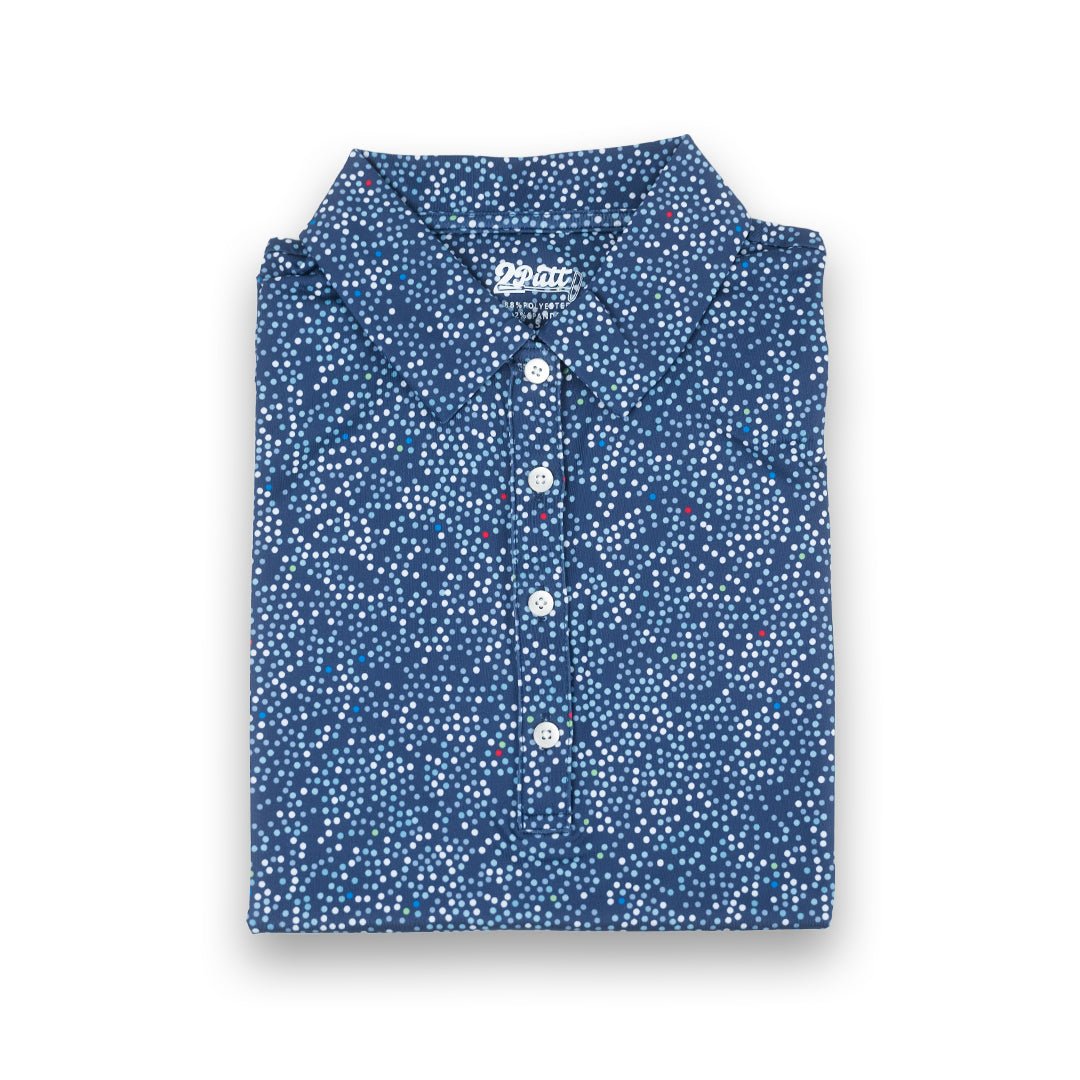 Starry Night Women's Polo (Sleeveless) - WonderingCloth