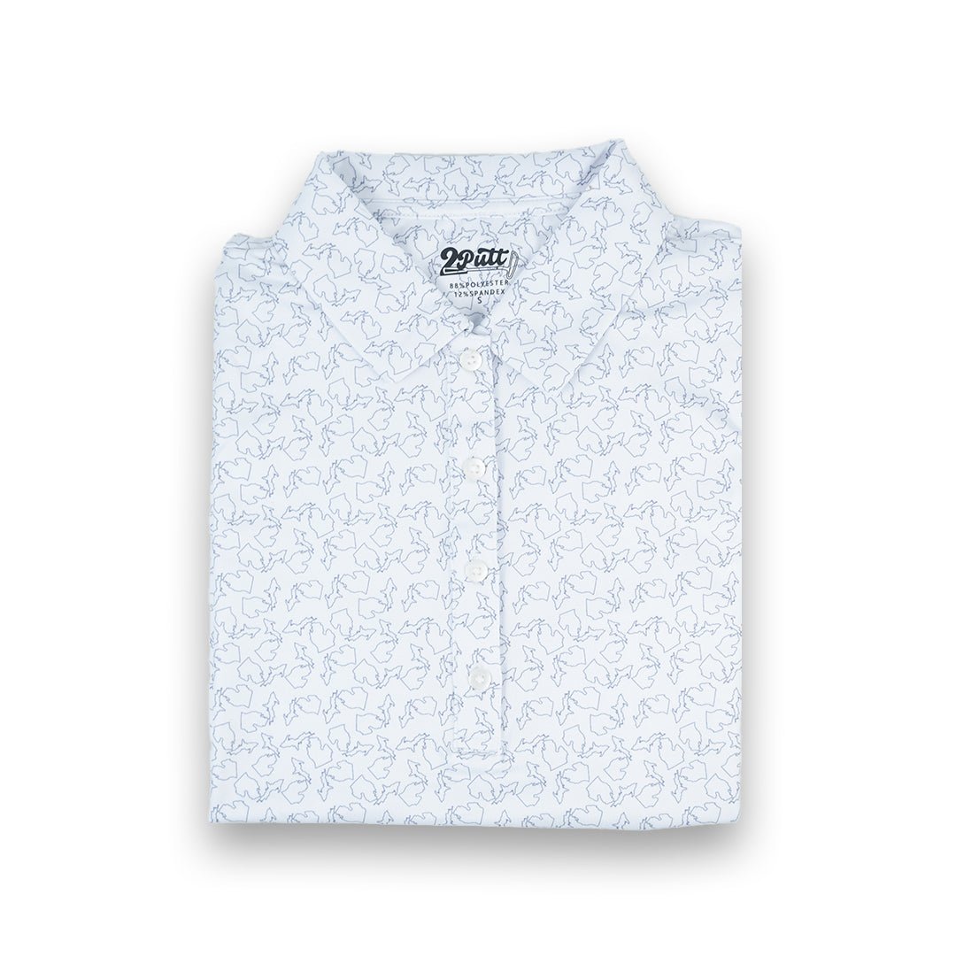 State of Michigan Women's Polo (Sleeveless) - WonderingCloth
