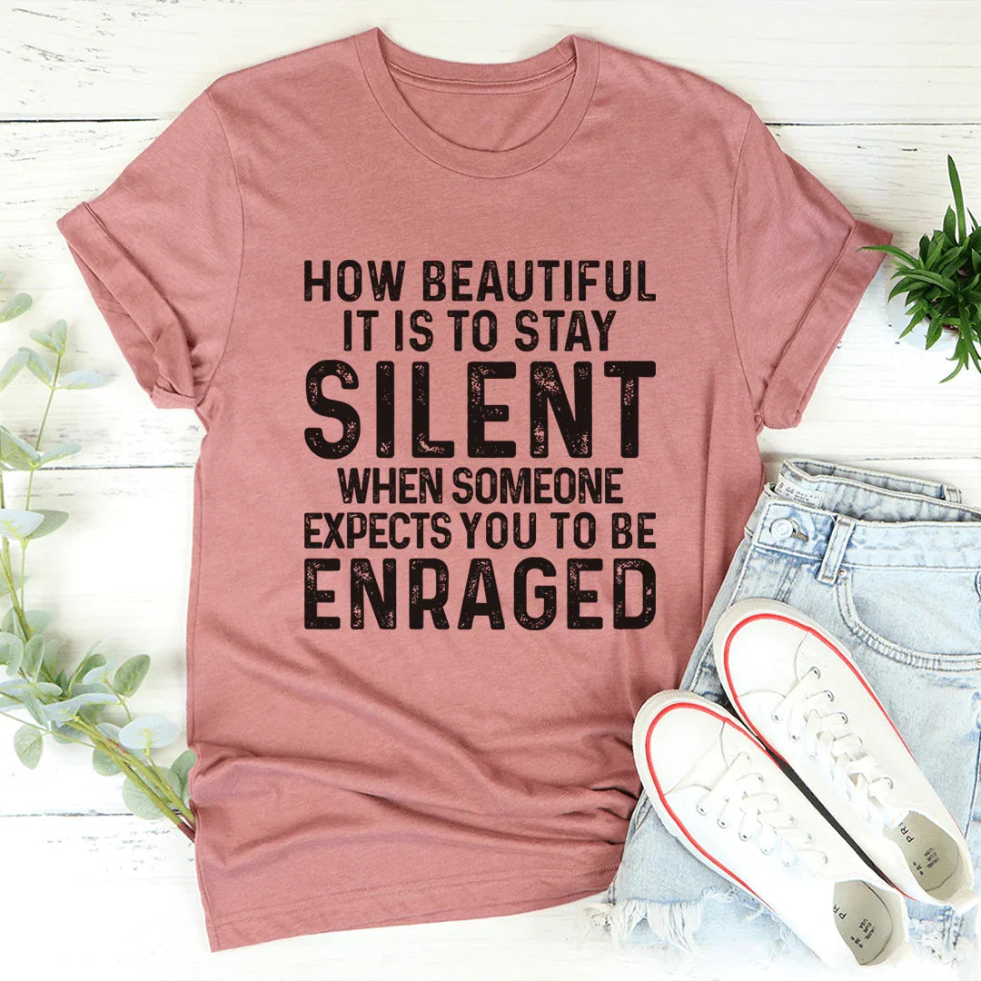 Stay Silent Tee - WonderingCloth