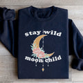 Stay Wild Moon Child Boho Sweatshirt - WonderingCloth