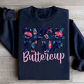 Suck It Up Buttercup Floral Sweatshirt - WonderingCloth