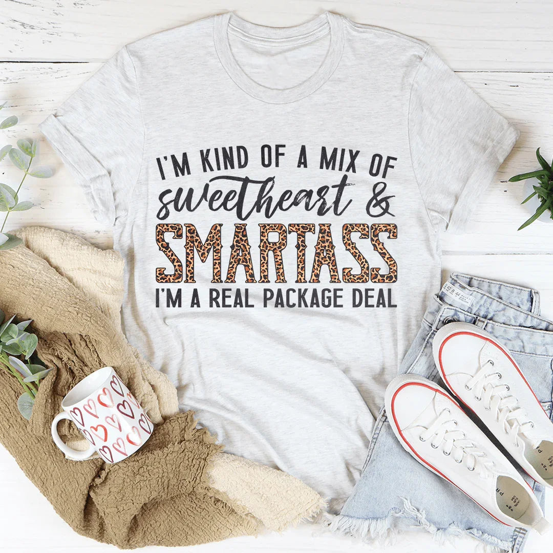 Sweetheart & Smartass Tee - WonderingCloth