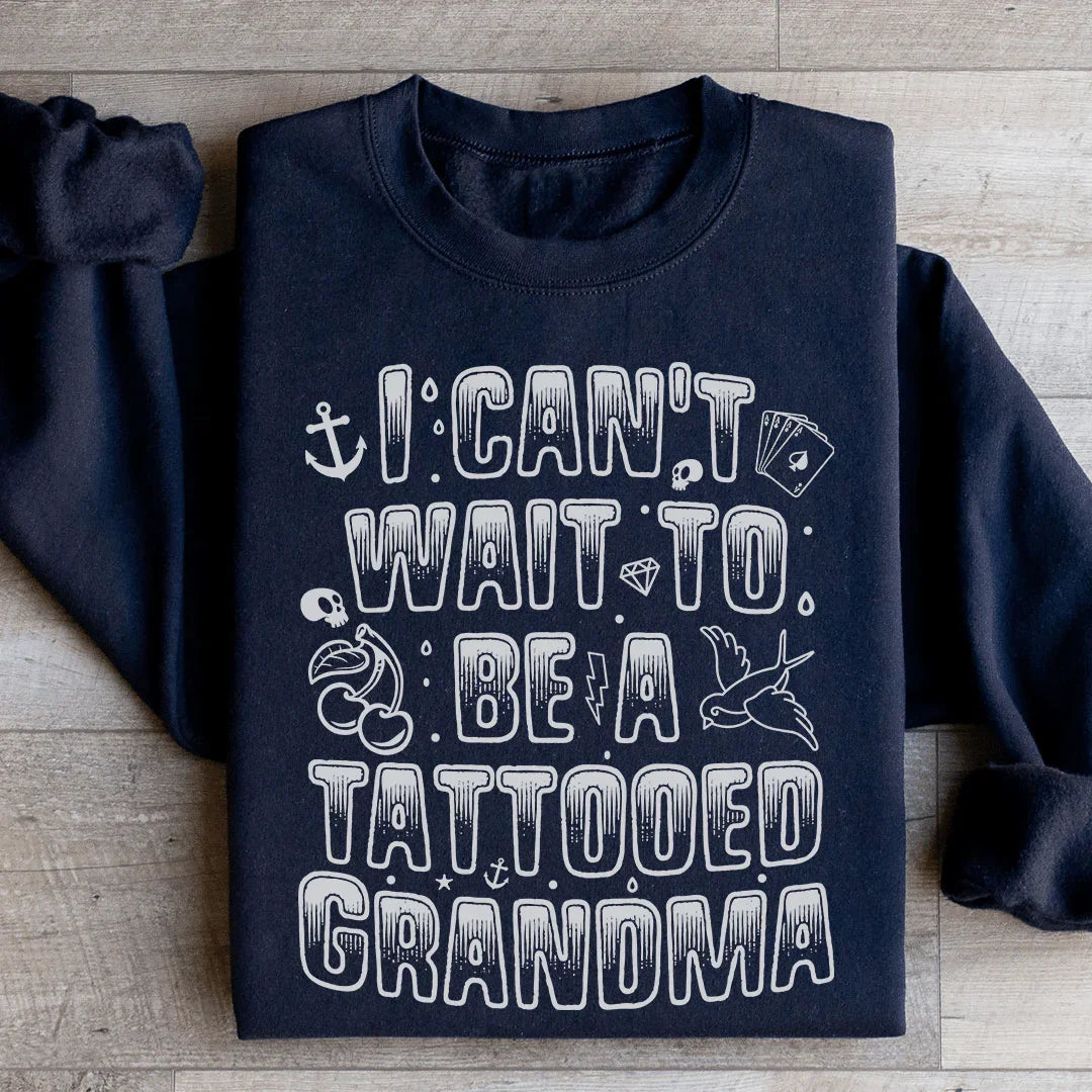 Tattooed Grandma Sweatshirt - WonderingCloth
