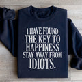 The Key To Happiness Sweatshirt - WonderingCloth