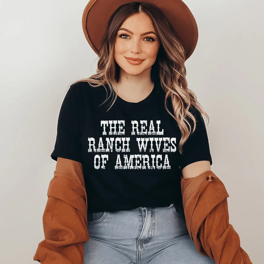 The Real Ranch Wives Of America Tee - WonderingCloth