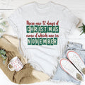 There Are 12 Days Until Christmas Tee - WonderingCloth