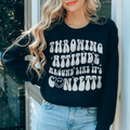 Throwing Attitude Around Like It's Confetti Sweatshirt - WonderingCloth
