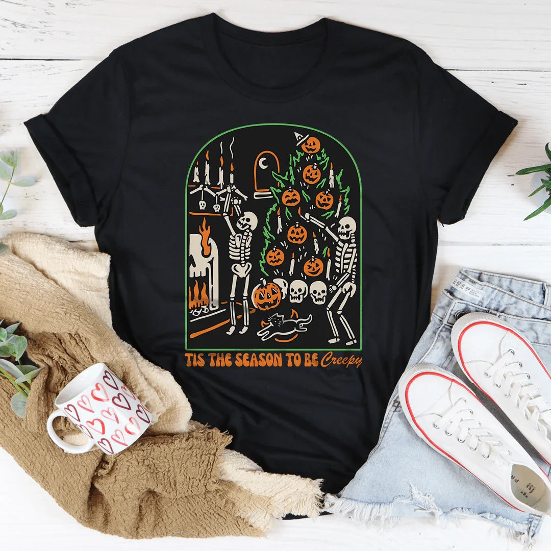Tis The Season To Be Creepy Tee - WonderingCloth