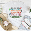 True Crime Shows Comfy Clothes Bottle Of Wine Tee - WonderingCloth