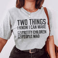 Two Things I Know I Can Make Tee - WonderingCloth