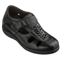 TOTO Black Braided Leather Sandals - Three Inches - G1307 - WonderingCloth