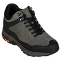 CALTO - H75472 - 3.2 Inches Taller (Grey) - Hiking Style Boots - WonderingCloth