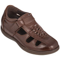 TOTO - G13072 - 3.2 Inches Taller (Cordovan Dark Brown) Braided Sandals - Super Lightweight - WonderingCloth