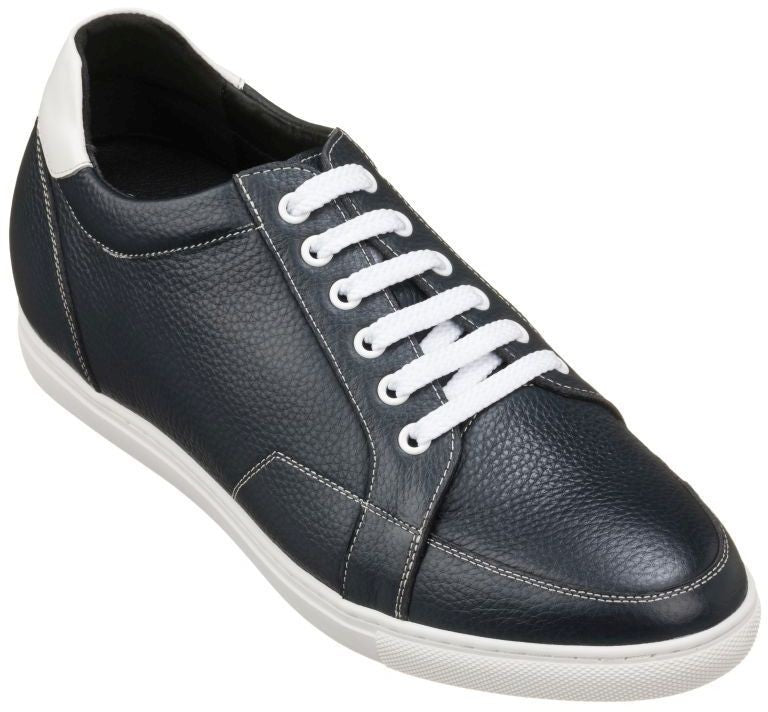 CALTO - K0082 - 2.5 Inches Taller (Dark Blue/White) - WonderingCloth