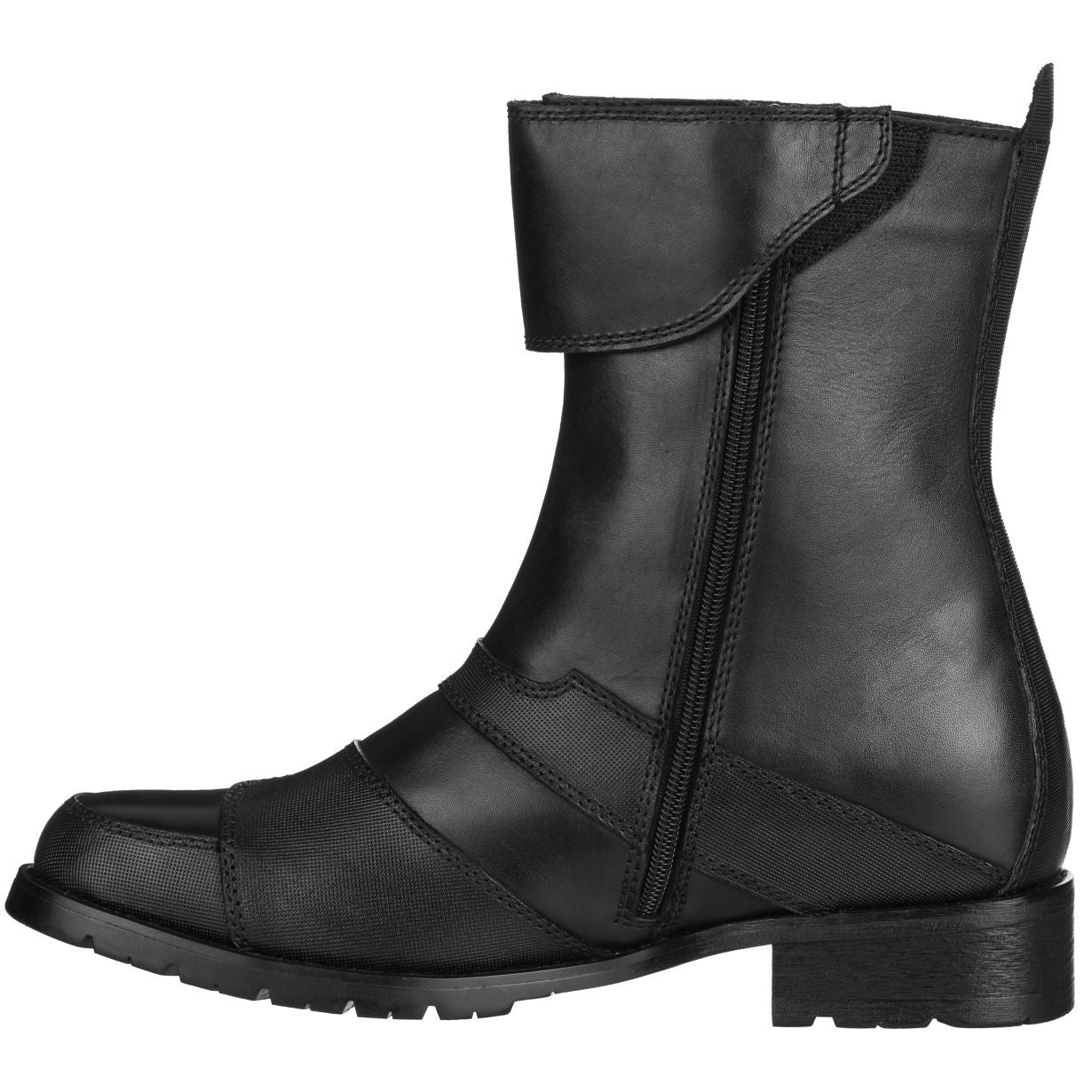 CALTO Zipper High-Top Biker Boots - 3.3 Inches - G6252 - WonderingCloth
