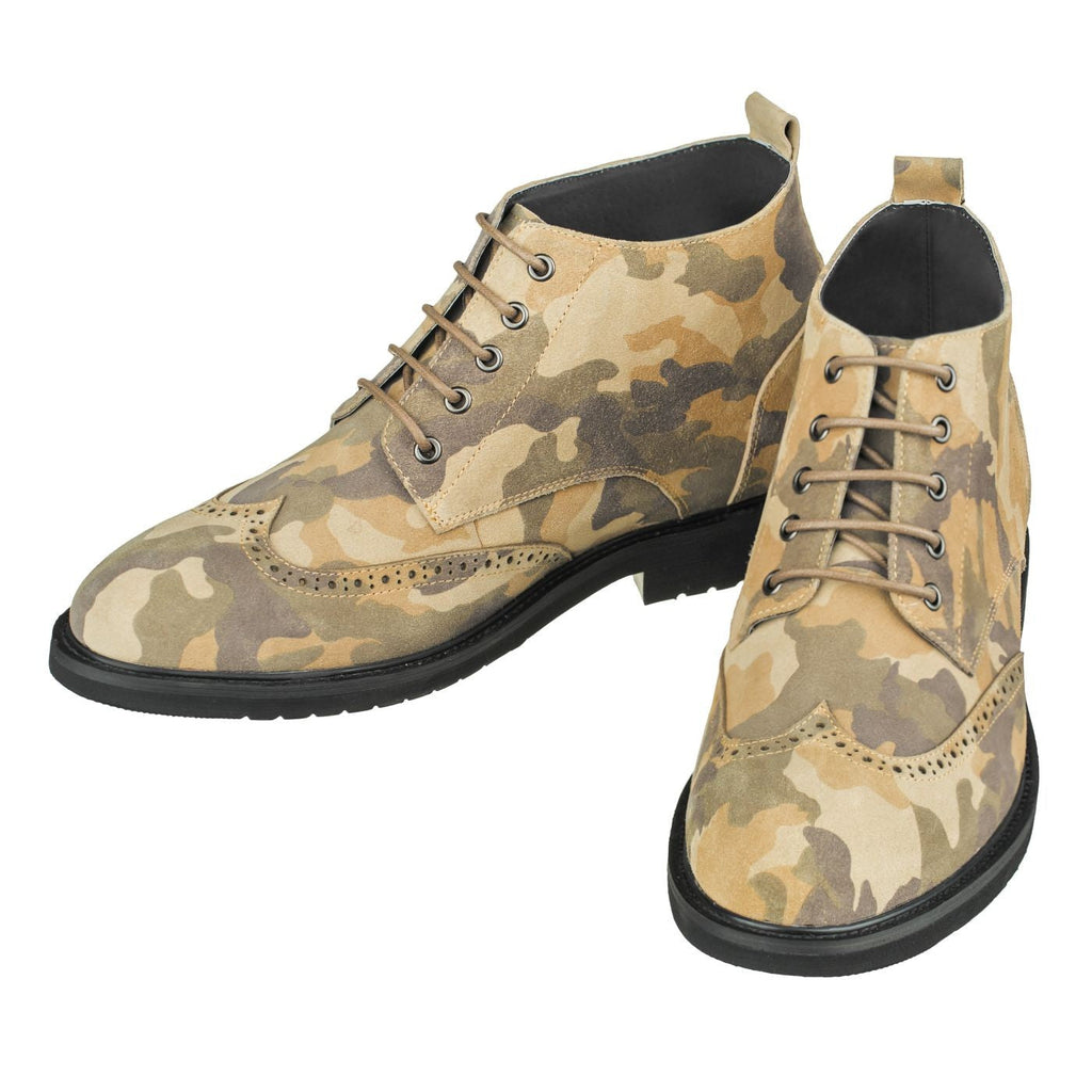 CALTO - S3650 - 3.0 Inches Taller (Camo Brown) - Lightweight - WonderingCloth