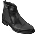 CALTO - S28001 - 3.2 Inches Taller (Black) - Lightweight - Zipper Boots - WonderingCloth