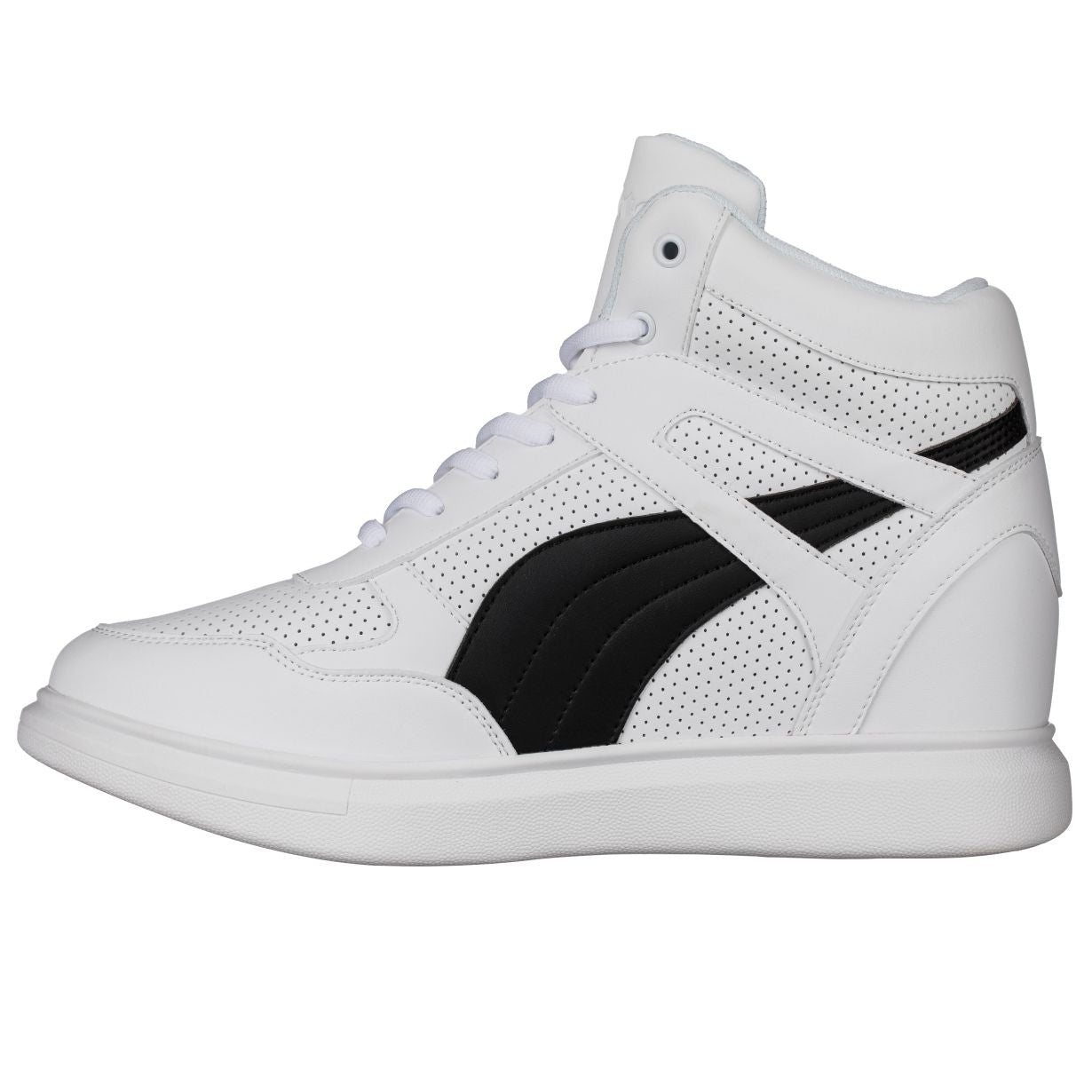 CALTO - H71903 - 3.8 Inches Taller (White/Black) - WonderingCloth