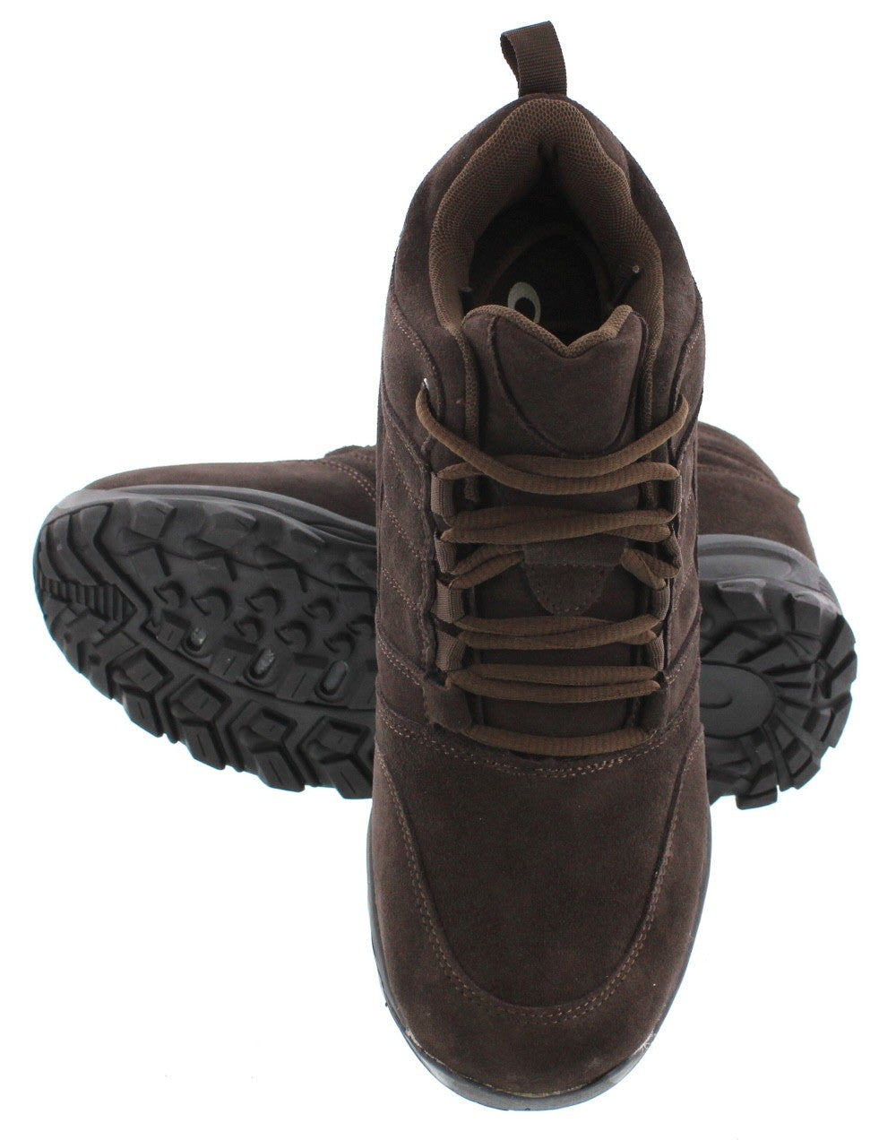 CALTO - H0031 - 4 Inches Taller (Dark Brown) - Hiking Style Boots - WonderingCloth