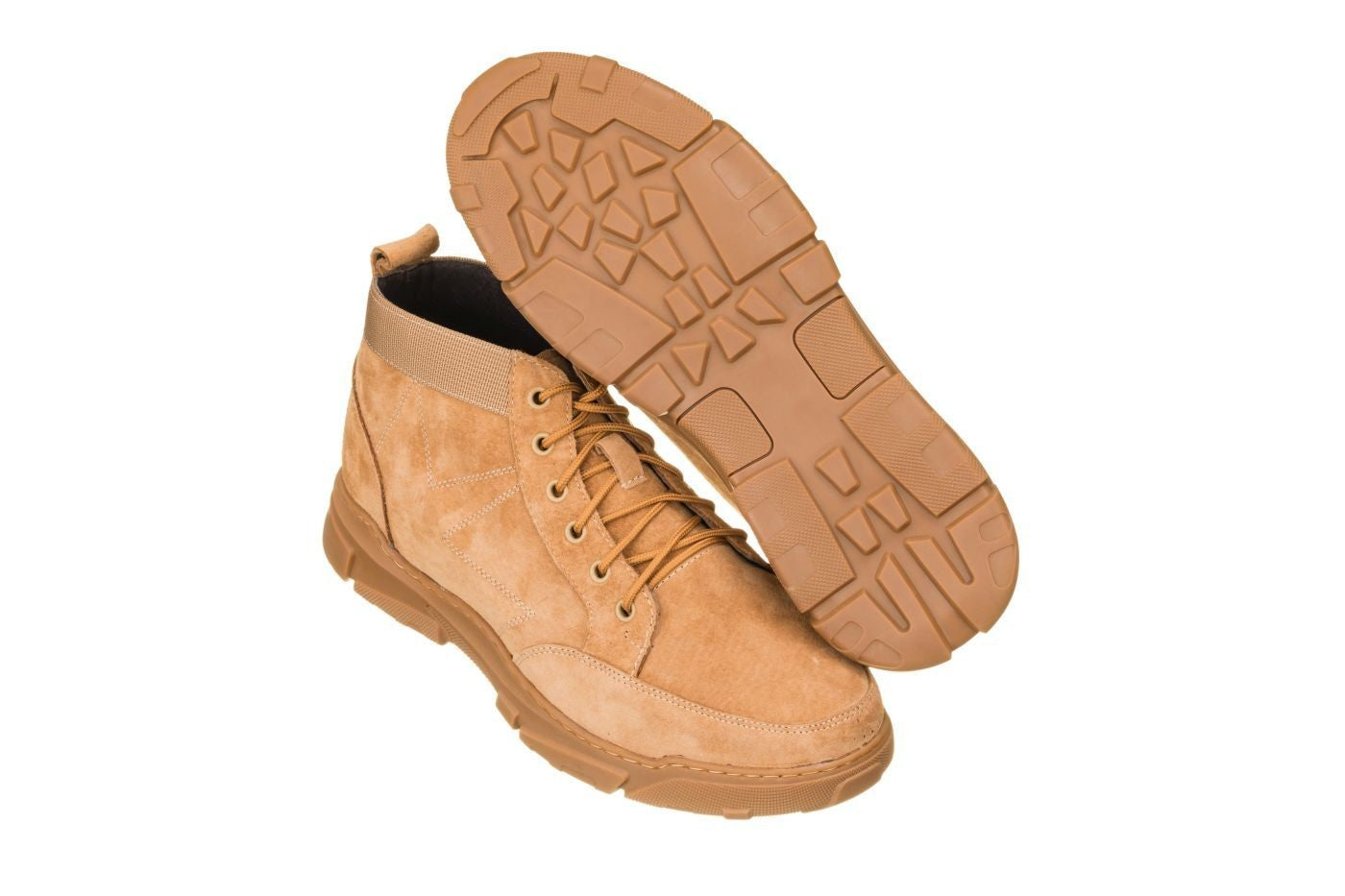 CALTO - K50131 - 2.9 Inches Taller (Nubuck Desert Tan) - WonderingCloth