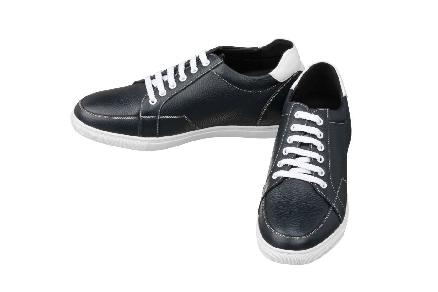 CALTO - K0082 - 2.5 Inches Taller (Dark Blue/White) - WonderingCloth