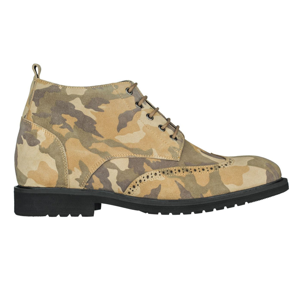 CALTO - S3650 - 3.0 Inches Taller (Camo Brown) - Lightweight - WonderingCloth