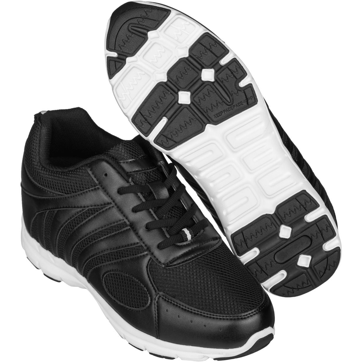 CALTO - G3304 - 3 Inches Taller (Black) - Super Lightweight - WonderingCloth