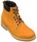 CALTO - K8821 - 3.2 Inches Taller (Nubuck Camel) - Work Style Boot - WonderingCloth