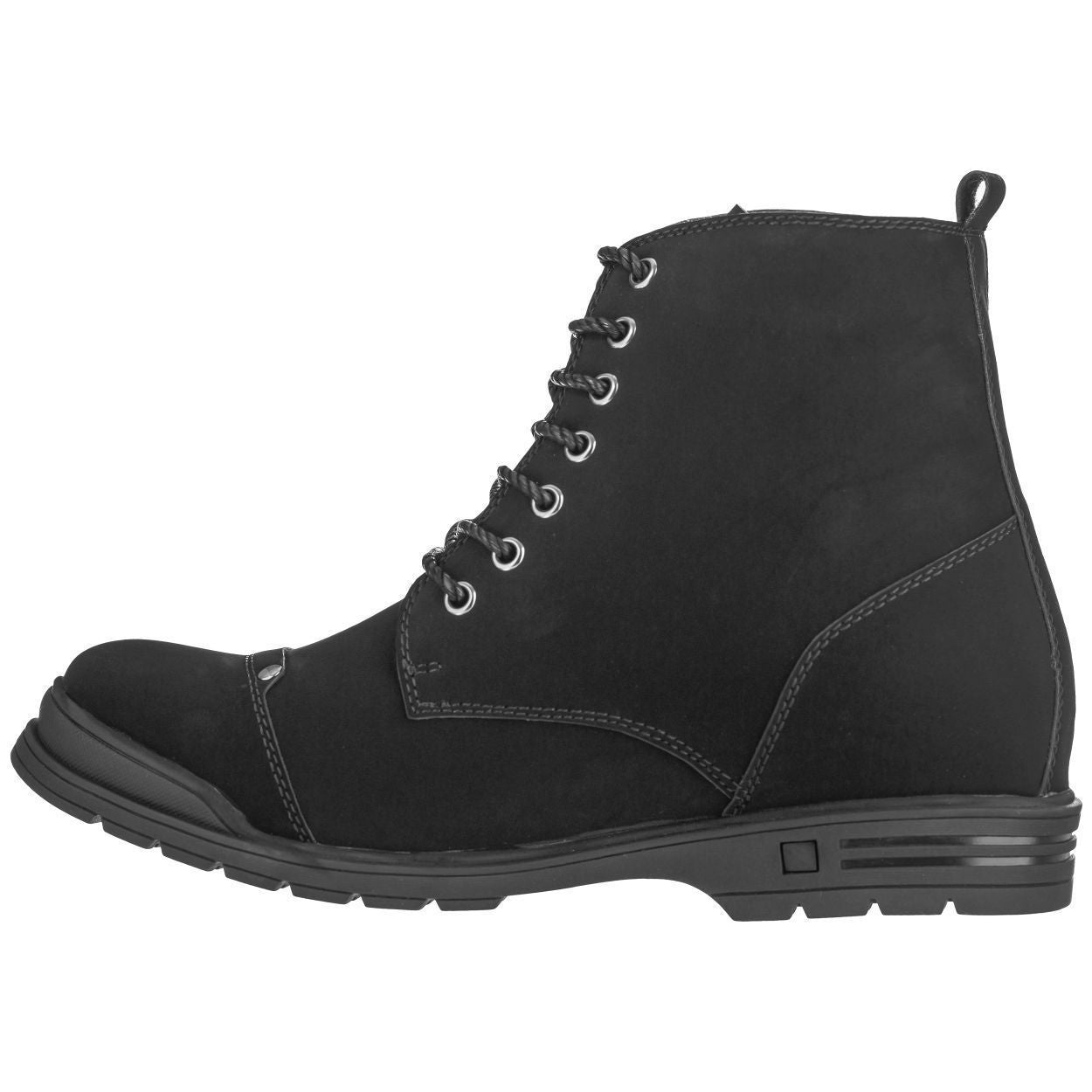 CALDEN - K18135 - 3.2 Inches Taller (Nubuck Black) - WonderingCloth