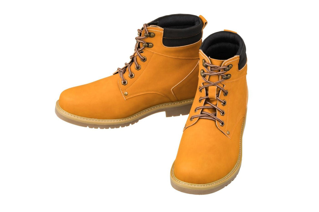 CALTO - K8821 - 3.2 Inches Taller (Nubuck Camel) - Work Style Boot - WonderingCloth