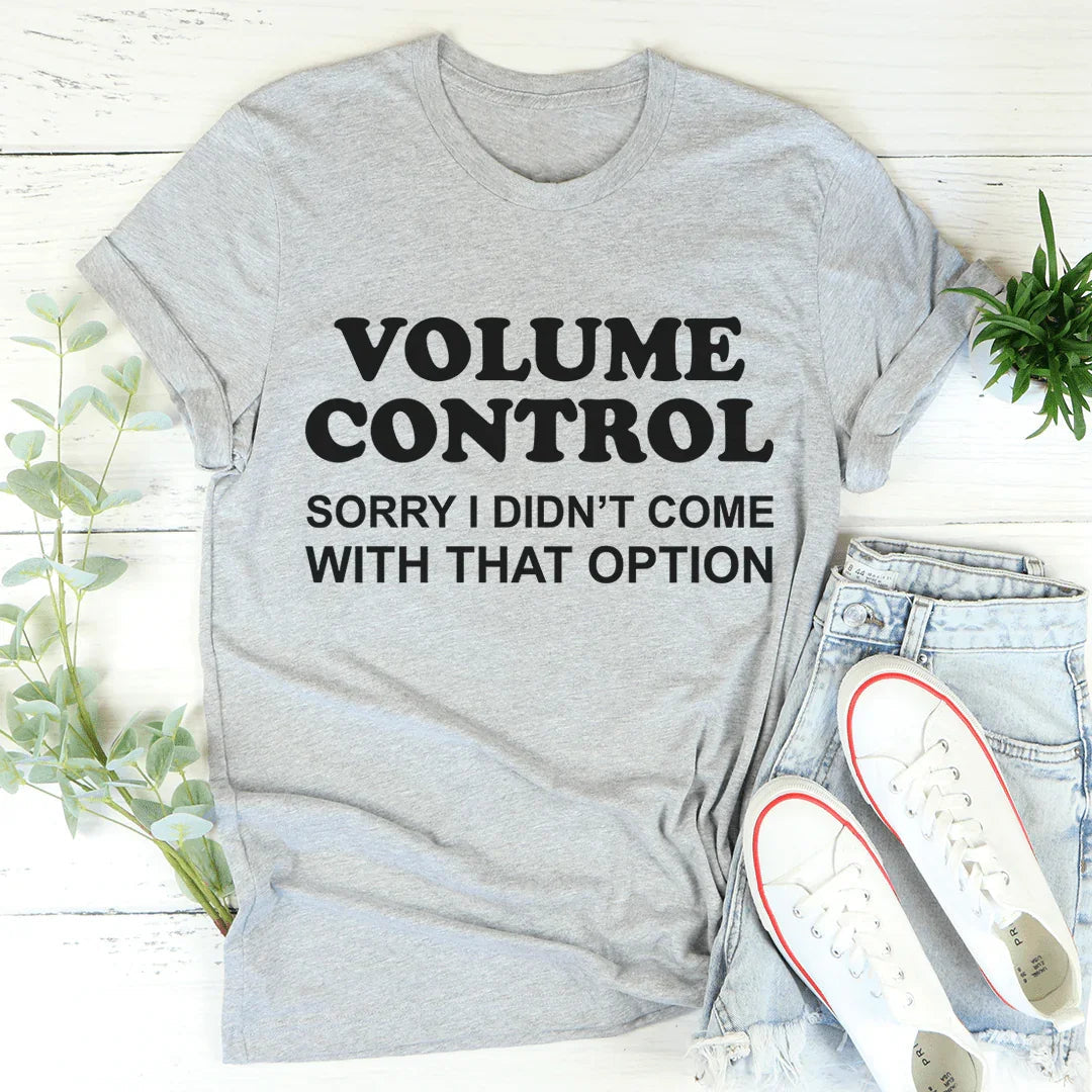 Volume Control Tee - WonderingCloth