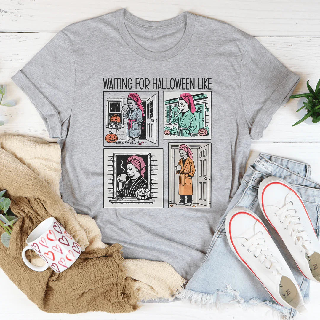 Waiting For Halloween Like Tee - WonderingCloth