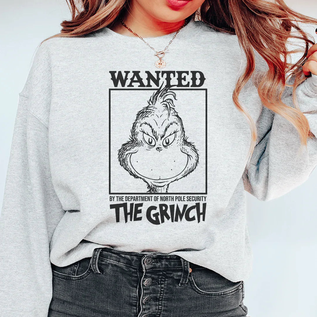 Wanted By The Department Of North Pole Crewneck Sweatshirt - WonderingCloth