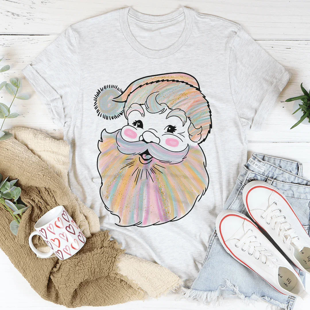 Watercolor Santa Tee - WonderingCloth