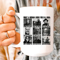 What A Woman Looks For In A Man Ceramic Mug 15 oz - WonderingCloth