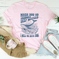 When You Go Through Deep Waters I Will Be With You Isaiah 43;2 Tee - WonderingCloth