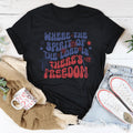 Where The Spirit Of The Lord Is There's Freedom Tee - WonderingCloth