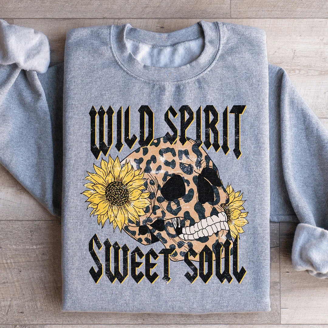 Wild Spirit Sweet Soul Sweatshirt - WonderingCloth