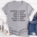 Women of the Bible Tee - WonderingCloth