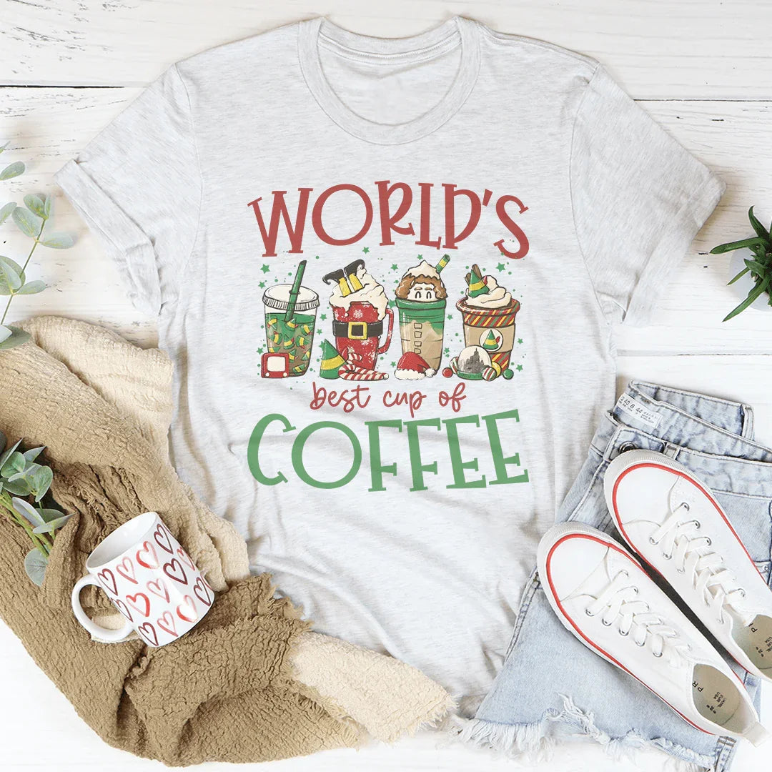World's Best Cup Of Coffee Tee - WonderingCloth